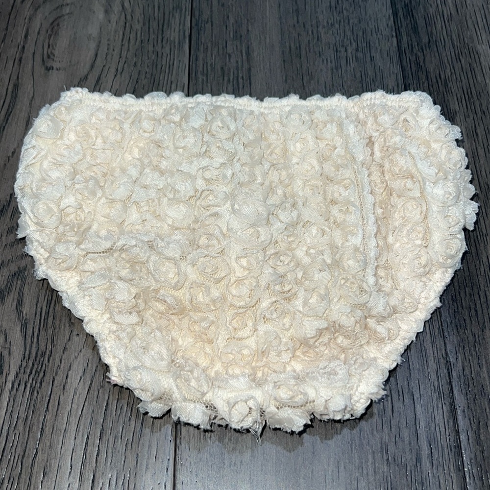 Rose cluster dressy baby bloomer diaper cover